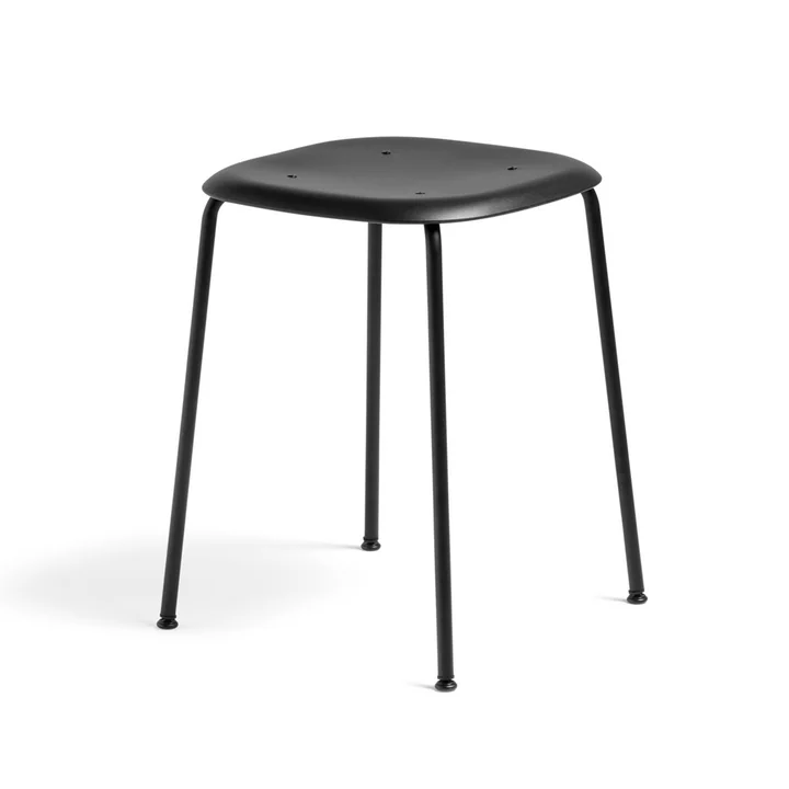 Soft Edge P70 Stool by HAY in Black
