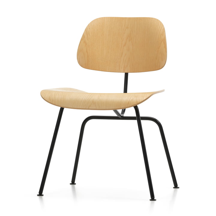The Vitra - Plywood Group DCM in ash nature / basic dark