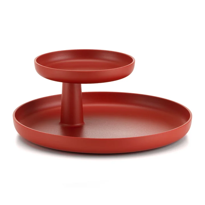 The Vitra - Rotary Tray in dark brick