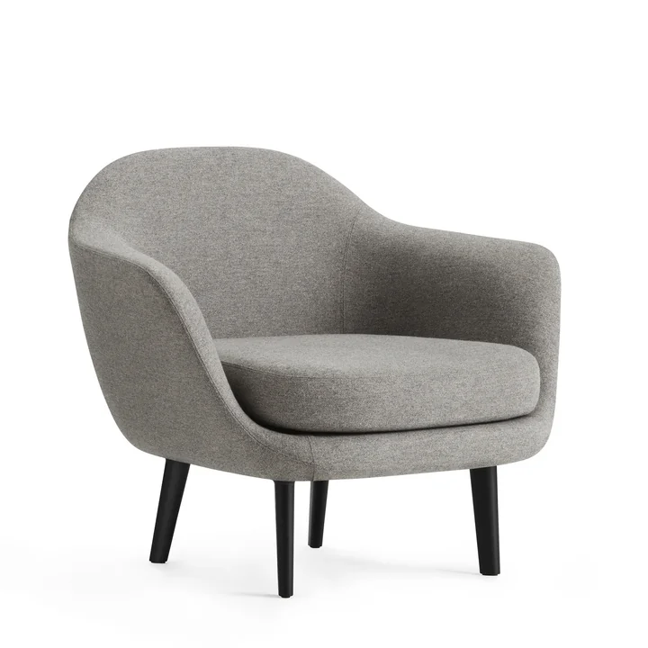 Normann Copenhagen - Sum Armchair, black / Main Line Flax Camden (MLF 26)