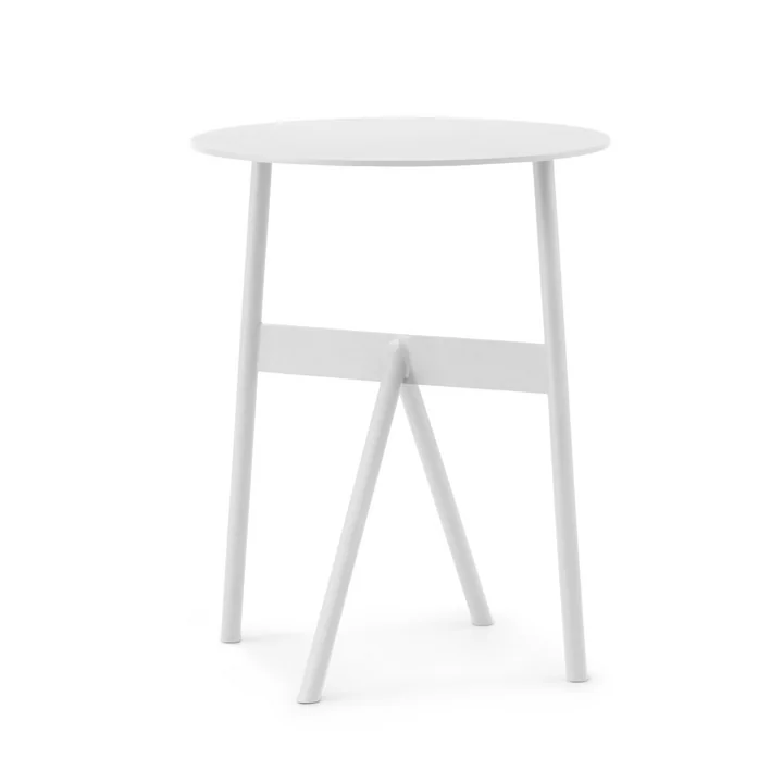 Normann Copenhagen - Stock Table, Ø 37 x H 46 cm, white