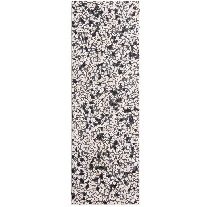 The OK Design - Confetti cutting and serving board Long, black & ivory