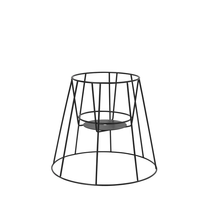 The OK Design - Cibele Flower Pot Stand H 30 cm, black