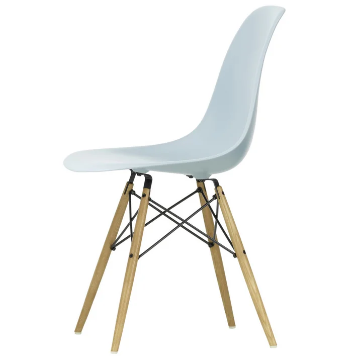 Vitra - Eames Plastic Side Chair DSW, honey-coloured ash / ice grey