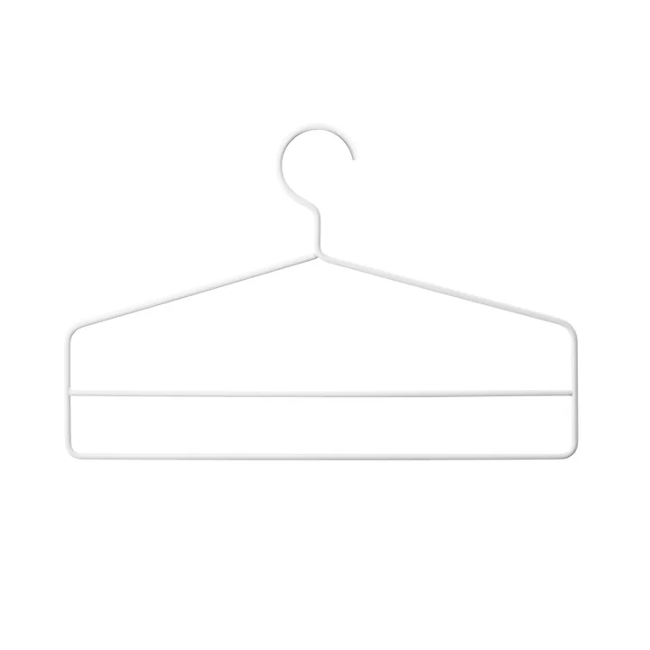 String - Coat hanger, white (set of 4)
