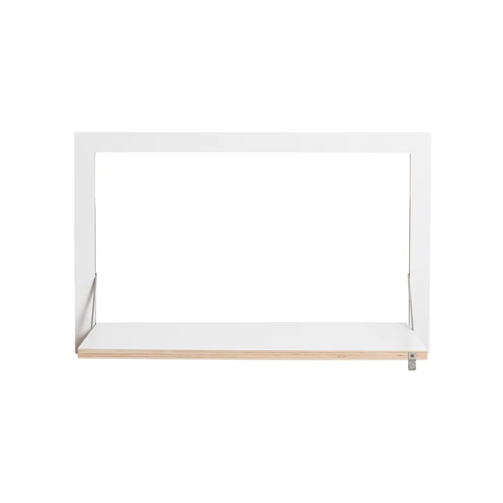 Fläpps Secretary 80 x 50 cm from Ambivalenz in white