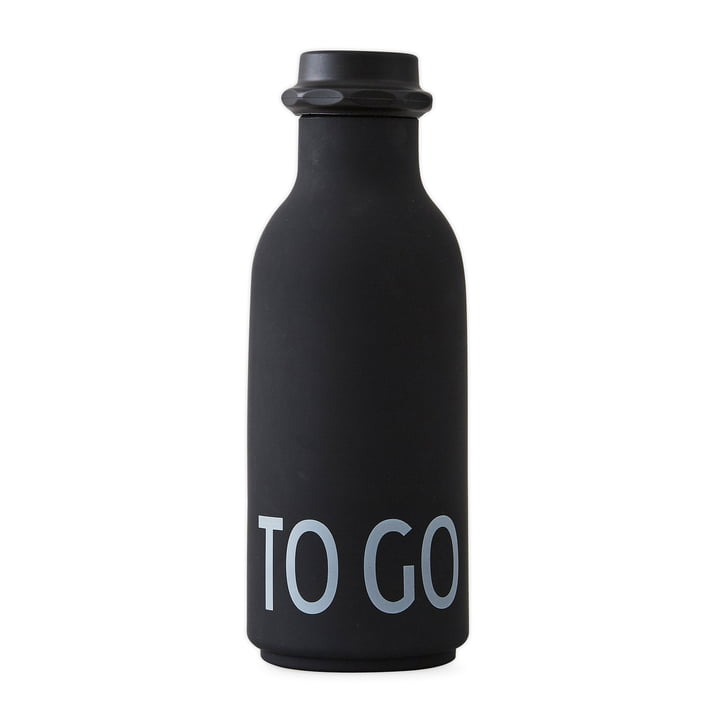 Design Letters - To Go Bottle in Black