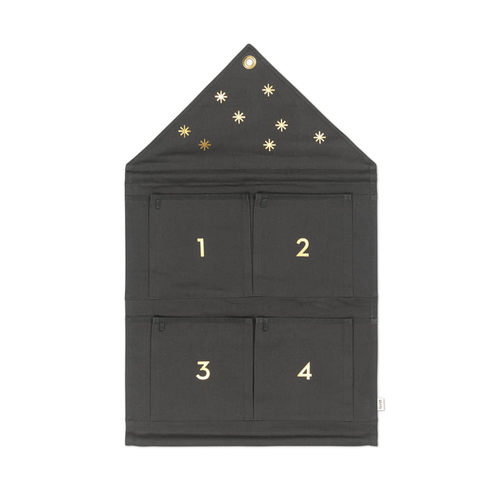 ferm Living - House Advent Calendar, dark green