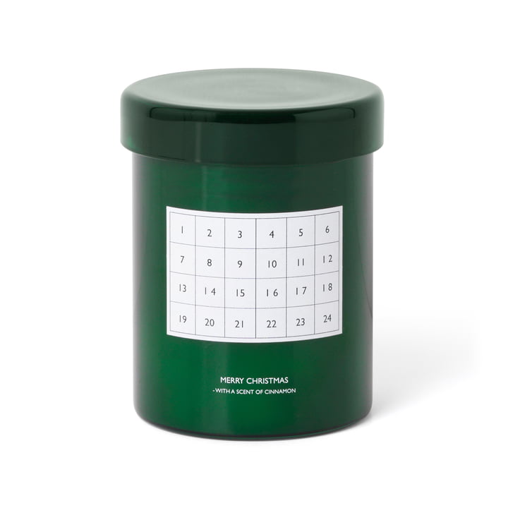 ferm Living - scented candle advent calendar, green