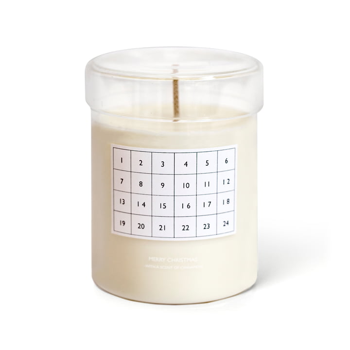 ferm Living - scented candle advent calendar, white
