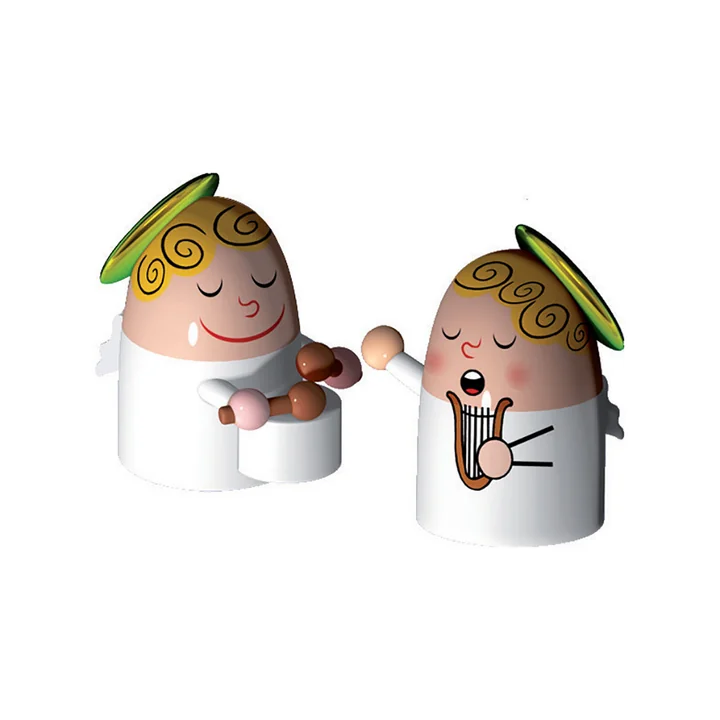 Alessi - Nativity figures set of 2, Angels Band No.3