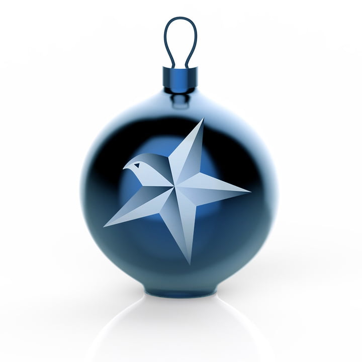 Alessi - Blue Christmas Christmas Baubles, Star
