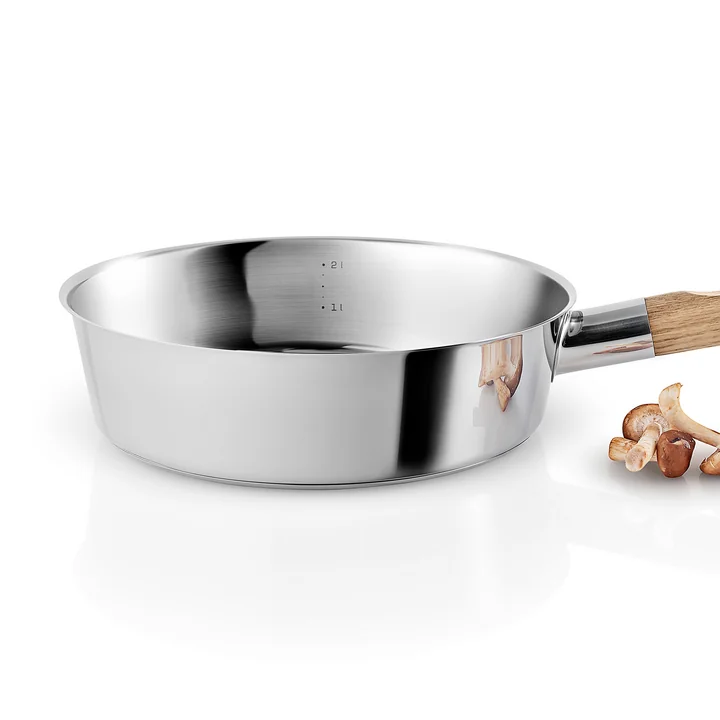 Nordic Kitchen Stainless Steel Sauté Pan with Lid by Eva Solo