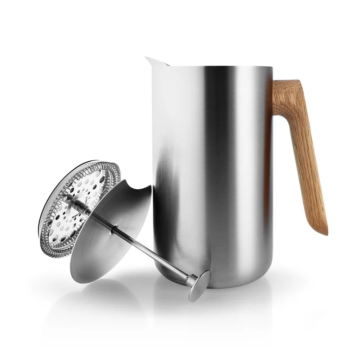 Nordic Kitchen pot 1 l by Eva Solo in Stainless Steel / Oak 