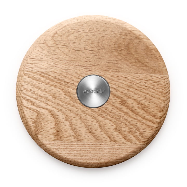 Nordic Kitchen Coaster (magnetic) by Eva Solo in stainless steel / oak