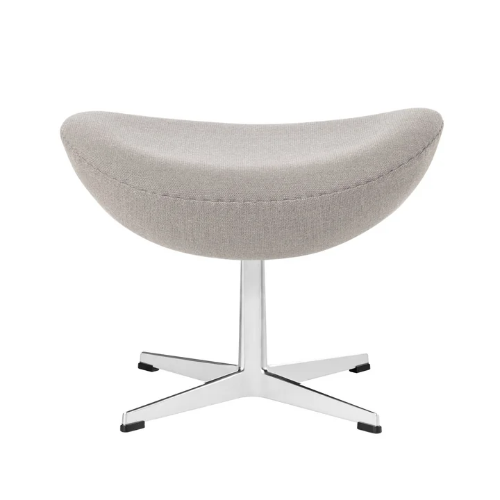 Egg Footstool from Fritz Hansen in light gray (Capture 4101)