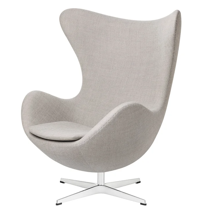 Egg Chair from Fritz Hansen in light gray (Capture 4101)