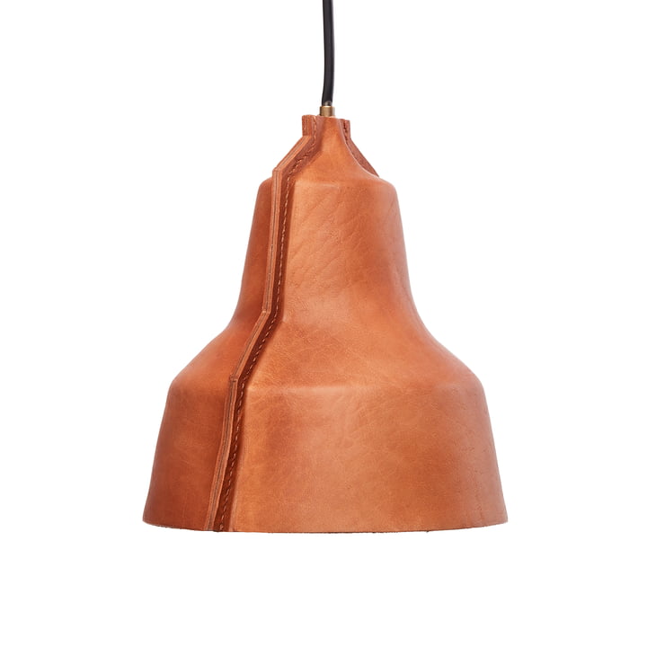Lloyd pendant lamp from Puik - Ø 24 x H 25 cm in leather brown