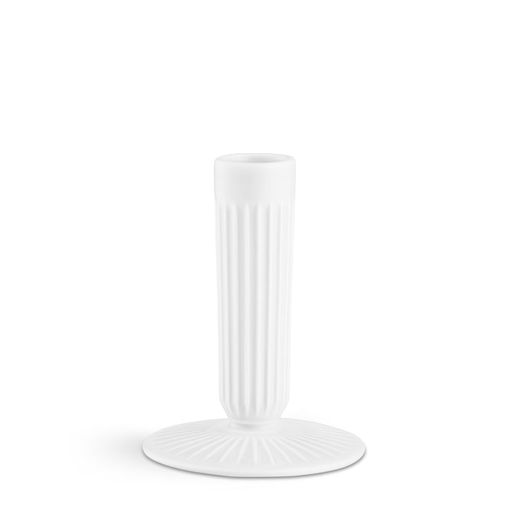 The Kähler Design - Hammershøi candle holder H 12 cm, white