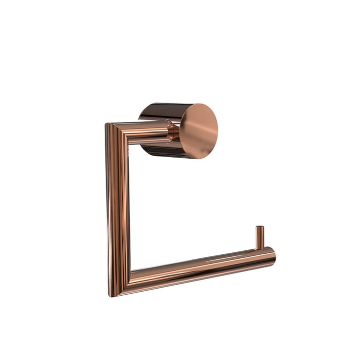 Nova 2 Toilet Roll Holder by Frost in Copper