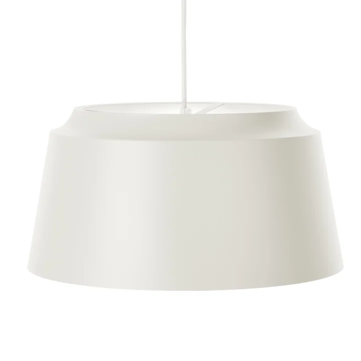 Groove Pendant Lamp from Puik, Ø 40 x H 20 cm in white
