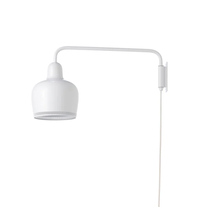 A330S Golden Bell wall lamp by Artek in white