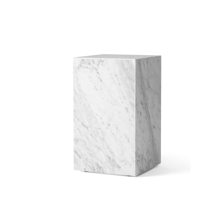Plinth Tall side table from Audo in white