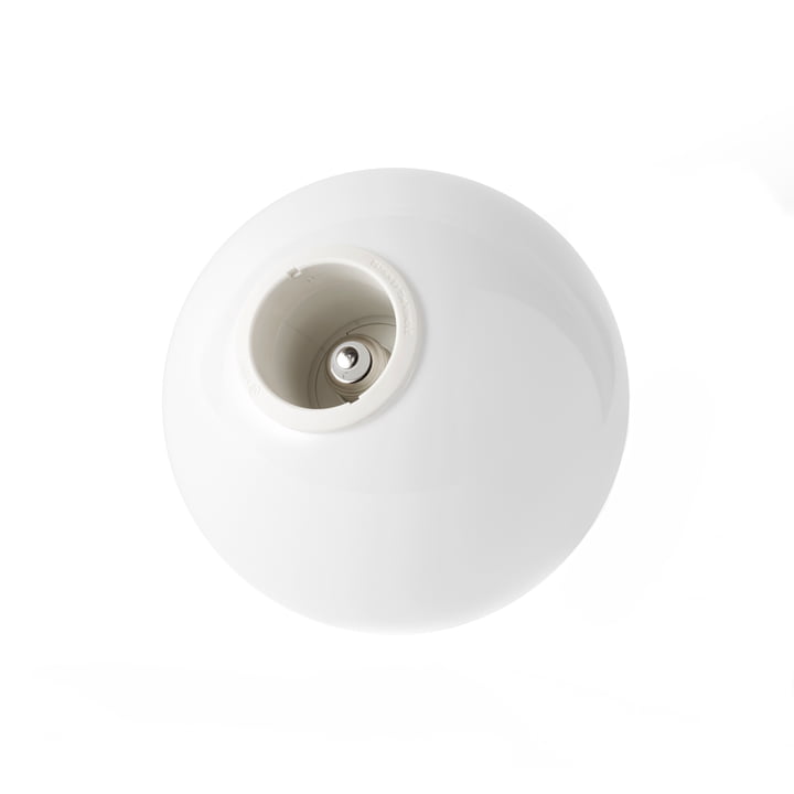 TR Bulb LED dimmable Ø 20 cm from Menu in shiny opal