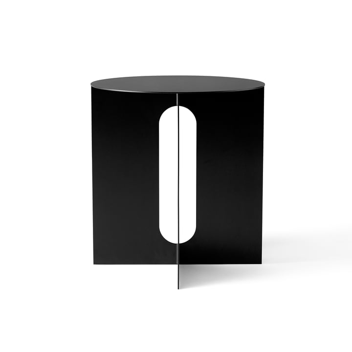 Androgyne Side table with marble top from Audo in black