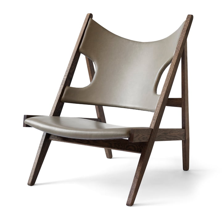 Knitting Chair from Menu in dark stained oak / sand