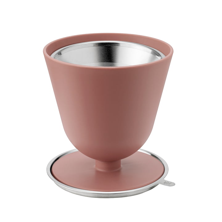Slow Coffee filter from Rig-Tig by Stelton in terracotta