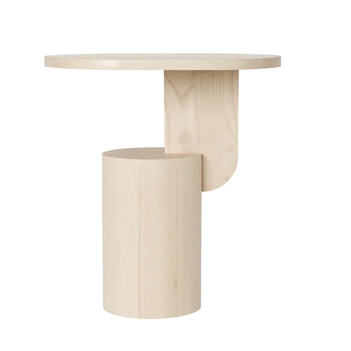 Insert Side Table by Ferm Living in natural ash