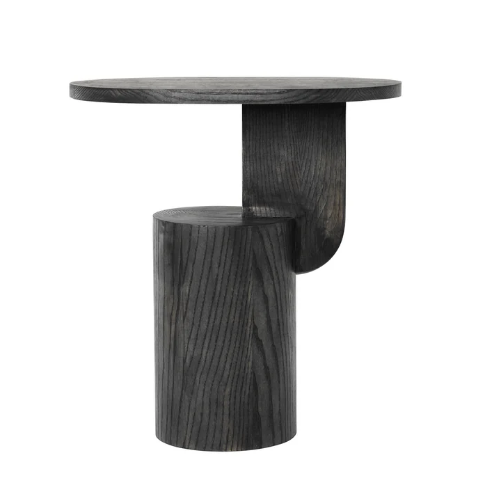 Insert Side Table by Ferm Living in stained black ash