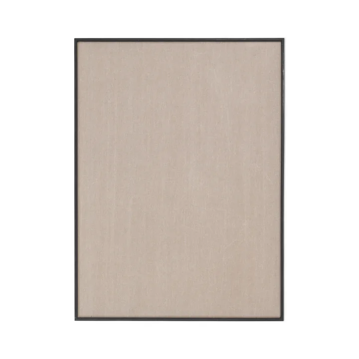 Scenery Pinboard 75 x 100 cm by Ferm Living in black / beige