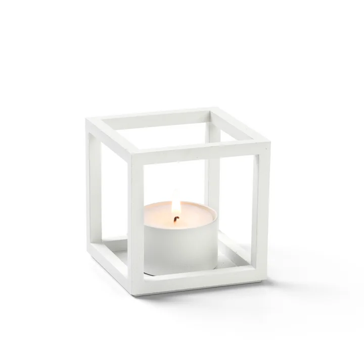Kubus T Tealight holder from Audo in white