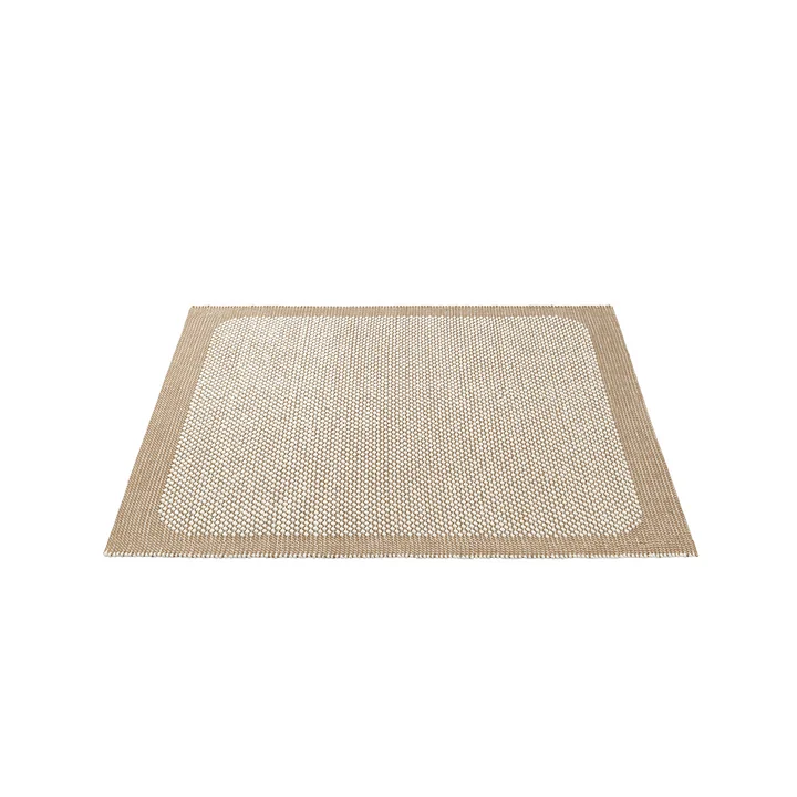 Pebble Rug from Muuto - 170 x 240 cm in burnt orange