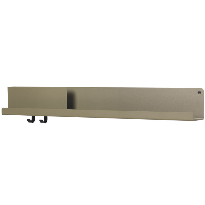 Folded Shelves 96 x 13 cm from Muuto in olive