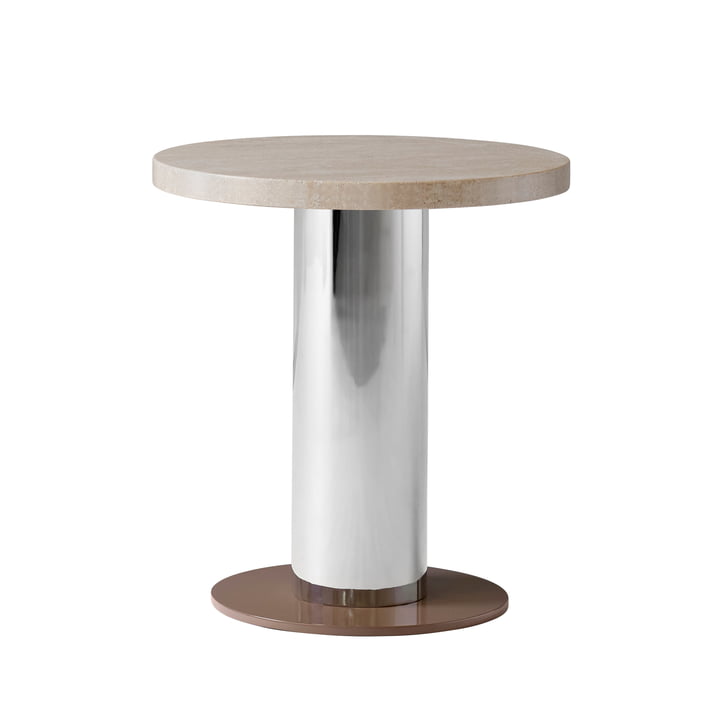 Mezcla JH19 Side table by & tradition - Ø 42 x H 45 cm, Traverti