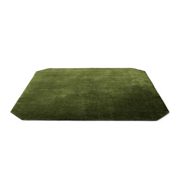 The Moor carpet AP6 from & tradition - 240 x 240 cm, green pine