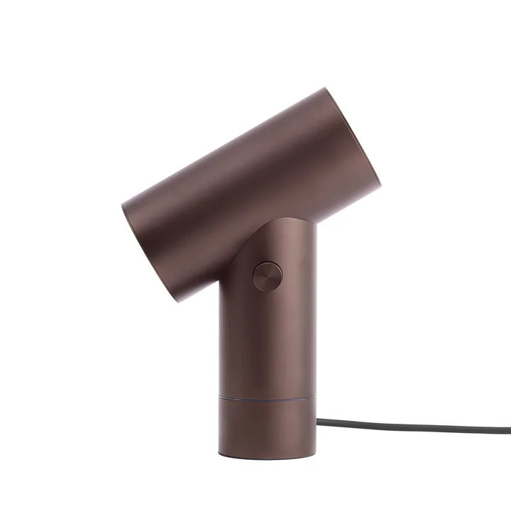 Beam LED table lamp from Muuto in umber