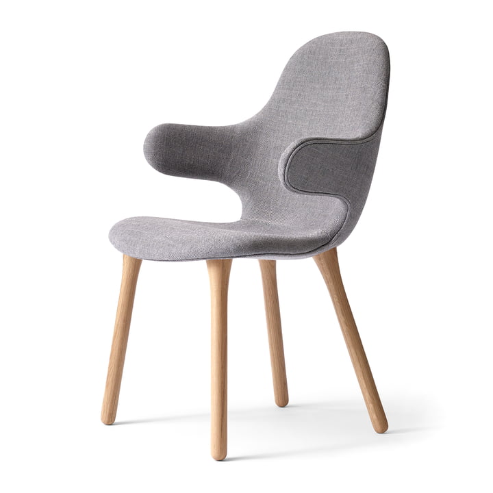 Catch JH1 Chair from & tradition in oak / Hallingdal 65 grey (130)