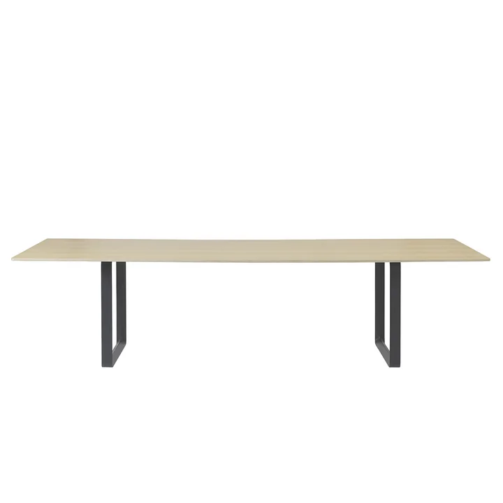 70/70 dining table 295 x 108 cm from Muuto in oak / black