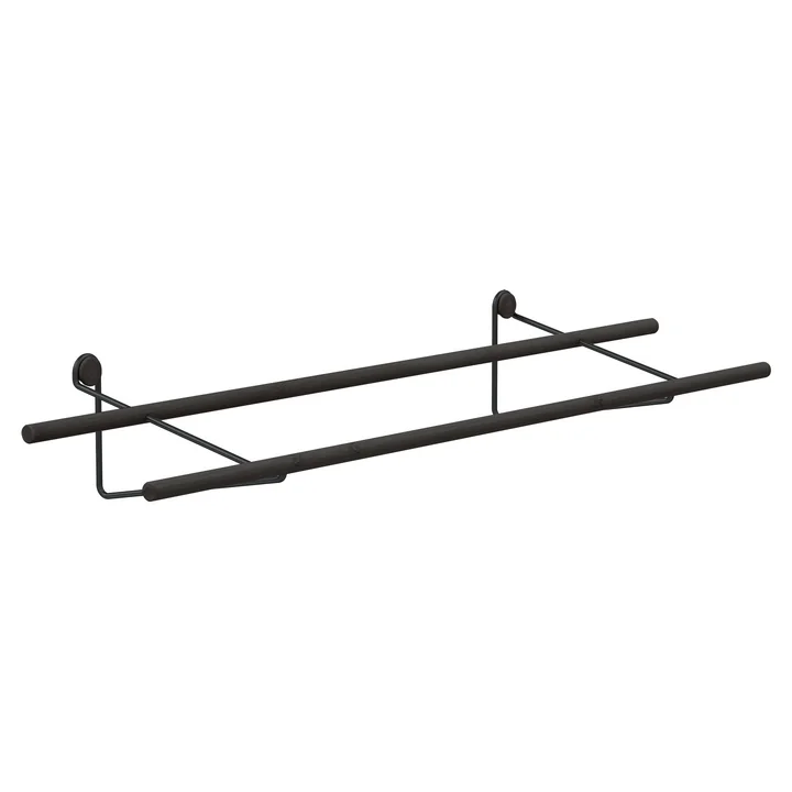 Shoe Rack from We Do Wood in smoked oak / black
