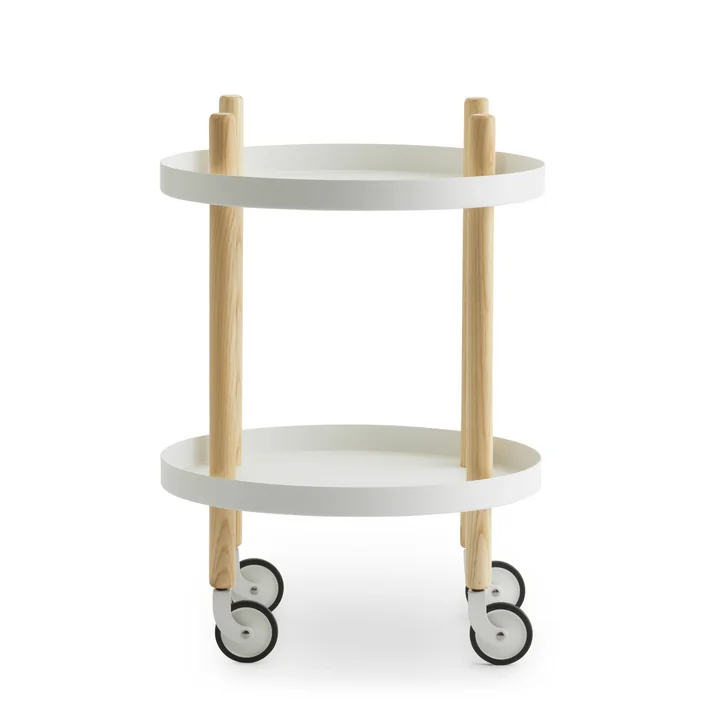 Block side car Ø 45 cm from Normann Copenhagen in ash / white