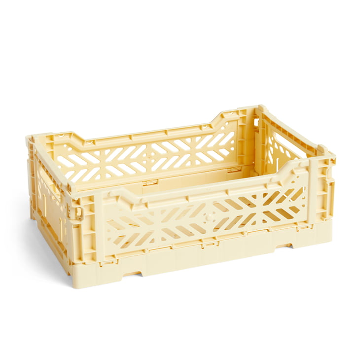 Colour Crate basket S, 26,5 x 17 cm from Hay in light yellow