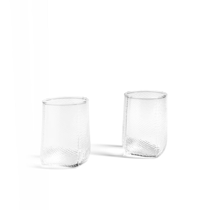 Tela Votive Tealight Holder by Hay in clear 