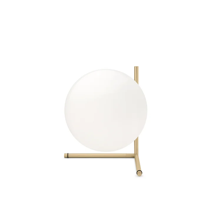 IC T2 table lamp from Flos made of brass