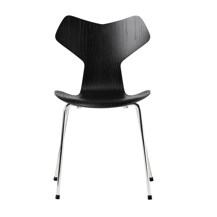 Fritz Hansen - Grand Prix Chair, black stained ash / frame