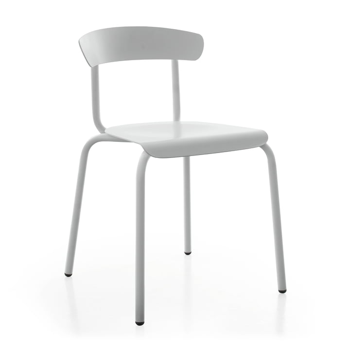 Alu Mito Outdoor Chair in light grey by Conmoto