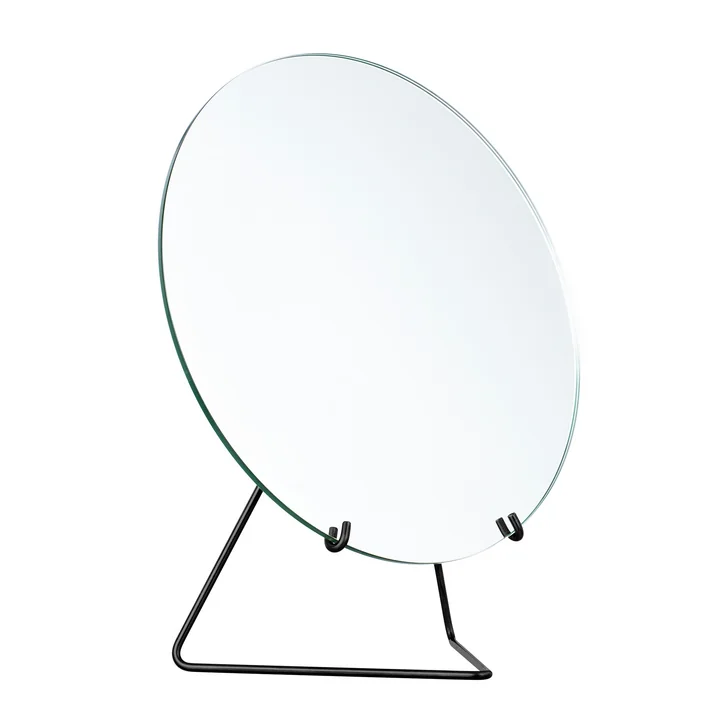 Table mirror Ø 30 cm from Moebe in black